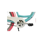 Dámsky retro bicykel 26" Lavida Mahbike 3-prevodový hliníkový rám 18" modrý ružové kolesá